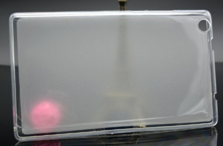 Силиконови гърбове Силиконови гърбове за Lenovo Силиконов гръб ТПУ гланц за Lenovo Tab 2 A8-50 бял прозрачен